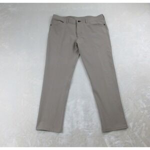 Public Rec Pants Mens 36 Brown Chino Straight Deal Maker Lightweight 36X32*
